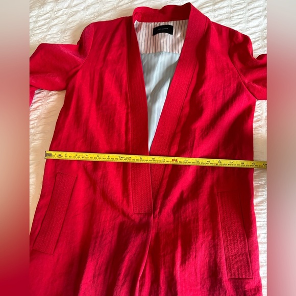 Cop.Copine Cherry Red Open-Front Jacket - Picture 10 of 11